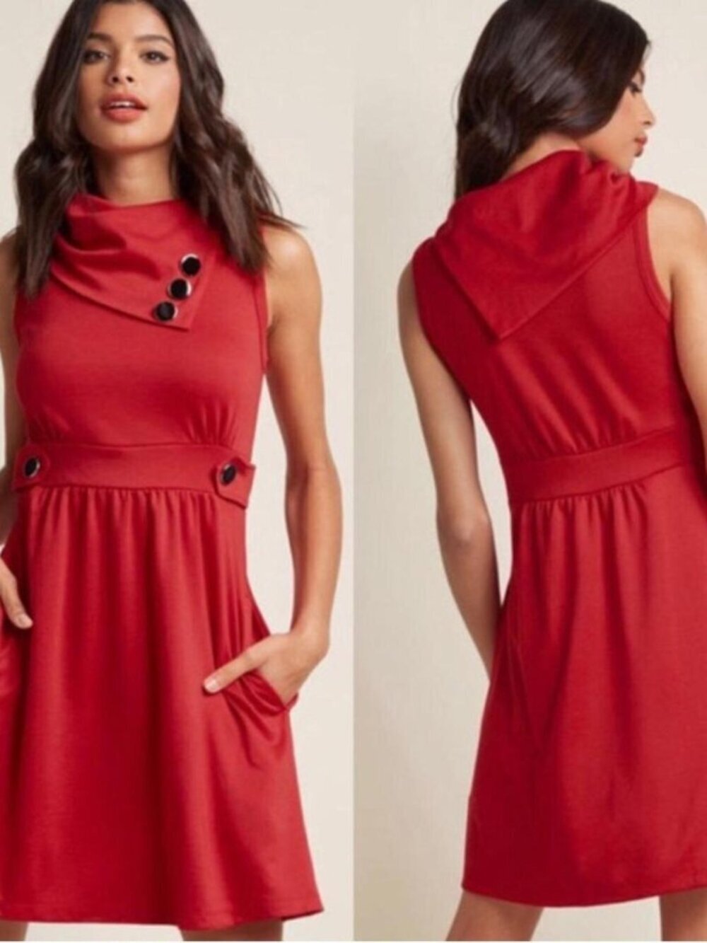 Modcloth "Coach Tour" in Red
